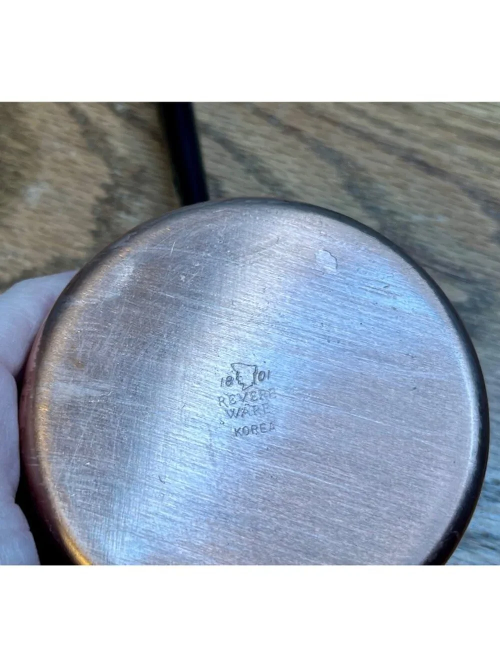 Vintage Revere Ware Copper Bottom Measuring Cup: 1-Cup Stainless Steel